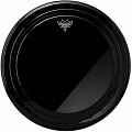 Remo PR-1422-00  22" Powerstroke Pro Ebony пластик 22" для бас-барабана однослойный, чёрный