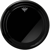 Remo PR-1422-00  22" Powerstroke Pro Ebony пластик 22" для бас-барабана однослойный, чёрный