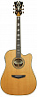 D'Angelico Excel Bowery VN  электроакустическая гитара с кейсом, Dreadnought, цвет натуральный