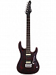 Aria MAC-Q BCH гитара электрическая, цвет чёрная вишня