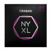 D'Addario NYXL45100SL набор 4 струн для бас-гитары 045-100