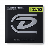 Dunlop Electric Nickel Performance+ DEN1152  струны для электрогитары, никель 11-52