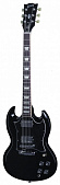 Gibson SG Standard 2016 T Ebony Chrome электрогитара с кейсом , цвет черный