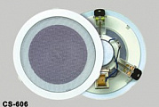 Nusun CS606 потолочная широкополосная акустическая система, 6-10 Вт, 6.5", цвет белый