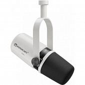 Relacart PM1 White  кардиоидный динамический микрофон с держателем, цвет белый
