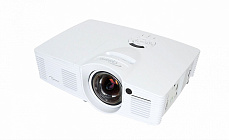 Optoma GT1070Xe проектор Full 3D короткофокусный для дом. кинотеатра, DLP, FullHD(1920x1080), 2800 ANSI Lm, 23000:1;16:9; (0.49:1- фикс.); HDMI v1.4 x2(MHL); Audio Out 3.5mm;12V Trigger;3D-Sync;USB Service;10Вт;26 dB;сумка (95.82F01GC3E / 95.8ZF01GC3