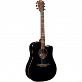 LAG T-118D CE-BLK гитара электроакустическая шестиструнная, цвет черный