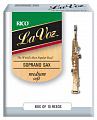 Rico RIC10MS  трости для сопрано-саксофона средние мягкие, La Voz, (MS), 10 шт. в пачке