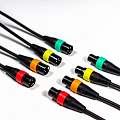 Zoom XLR-4C/CP микрофонный кабель с цветными кольцами