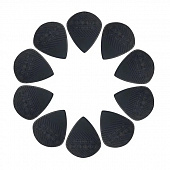 Joyo JPK-01BL медиатор, материал нейлон, толщина 1.5 мм, цвет черный, форма капля (20 шт)