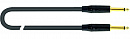 Quik Lok Just JJ 6 готовый инструментальный кабель серии Just, 6 метров, металлические прямые разъемы Mono Jack черного цвета