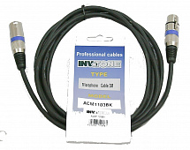 Invotone ACM1106BK микрофонный кабель, 6 метров, черный