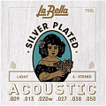 La Bella 700 L струны для акустической гитары