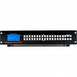 AVCLINK HM-1616 матричный коммутатор HDMI. Входы: 16 x HDMI. Выходы: 16 x HDMI. Максимальное разрешение: 4K@60Гц. Управление: кнопки, RS-232, ИК, WEB.
