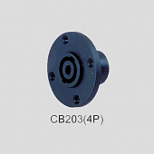 Soundking CB203(4P) ''Speakon'' ''мама'' панельный 4-х контактный круг