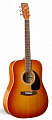 A&L 16778 акустическая гитара, цвет sunrise, с кейсом
