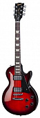 Gibson Les Paul Studio T 2017 Black Cherry Burst электрогитара, цвет черный, жесткий кейс в комплекте