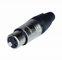 Anzhee XLR-F Silver 3–х контактный кабельный разъем XLR "мама"