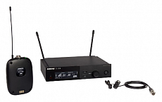 Shure SLXD14E/83 H56 радиосистема с петличным микрофоном WL183, 518-562 МГц, цвет черный