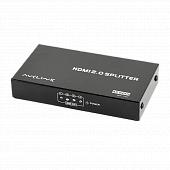 AVCLINK SP-14H усилитель-распределитель HDMI. Входы: 1 x HDMI. Выходы: 4 x HDMI. Максимальное разрешение: 4K@60Гц (4:4:4). Поддержка HDCP2.2 и HDR.