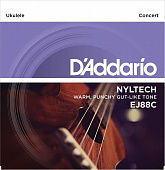 D'Addario EJ88C струны для укулеле концерт, Nyltech