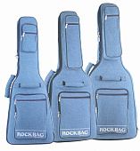 Rockbag RB 20556JB чехол для электрогитары, подкладка 30мм, джинсовый
