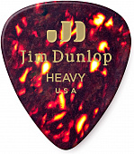 Dunlop Celluloid Shell Teardrop Heavy 485P05HV 12Pack  медиаторы, жесткие, 12 шт.