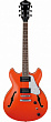 Ibanez AS63-TLO Artcore Vibrante полуакустическая гитара, цвет оранжевый