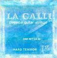 GalliStrings LG40 Classical Strings La Galli Clear Nylon & Silverplated Hard Tension струны для классической гитары сильного натяжения, .029-.045