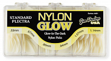Dunlop Nylon Glow Display 4461  коробка с медиаторами, 216 шт.