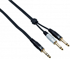 Bespeco EAYS2J500 кабель межблочный стерео Jack-2Jack, длина 5 метров