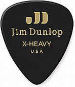 Dunlop Celluloid Black Extra Heavy 483P03XH 12Pack  медиаторы, очень жесткие, 12 шт.