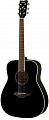 Yamaha FG-820 BL акустическая гитара, дредноут, цвет  чёрный