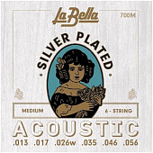 La Bella 700 M струны для акустической гитары