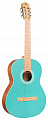 Cordoba C1 Matiz Aqua  классическая гитара, цвет лазурный, чехол в комплекте