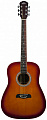 Oscar Schmidt OD50TS  акустическая гитара Dreadnought, цвет табачный санбёрст