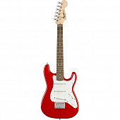 Fender Squier Mini STRAT V2 DKR электрогитара мини, цвет красный