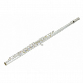 Pearl Flute Quantz PF-F525RE  флейта, не в линию, с резонаторами, Ми, губная пластинка и каретка сер