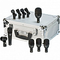 Audix FP5  комплект из 5 микрофонов для ударных инструментов: f5, f6, 3 x f2, кейс