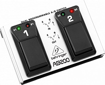 Behringer AB200 Dual A/B Switch программируемый двойной педальный переключатель 