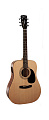 Cort AD810E-OP  электроакустическая гитара формы дредноут, цвет натуральный