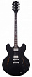 Gibson 2019 ES-335 Studio Ebony полуакустическая электрогитара, цвет черный, в комплекте кейс