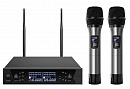 Axelvox DWS7000HT (HT Bundle) микрофонная радиосистема с DSP, UHF 710-726 MHz, 100 каналов,LCD дисплей, 2х ИК порт, 2 ручных микрофона, 2 держателя на стойку, 2 цветных кольца.