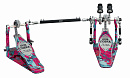 Tama HP900PWMCS Iron Cobra двойная педаль в кейсе, цвет коралловый вихрь