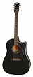 Gibson 2018 45 Cutaway EB Ebony гитара электроакустическая, цвет черный