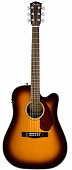 Fender CD-140SCE SB WC электроакустическая гитара, цвет санберст, с кейсом