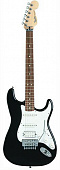 Fender STD Roland READY STRAT RW BLACK электрогитара с чехлом, встроенный гитарный звукосниматель Roland GK-2, цвет черный