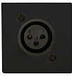 Audac WMI18/B настенная панель удалённого подключения микрофона, цвет черный