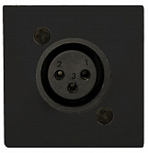 Audac WMI18/B настенная панель удалённого подключения микрофона, цвет черный