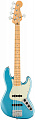 Fender Player Plus Active Jazz Bass V MN OSPK бас-гитара, цвет голубой, чехол в комплекте